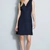 Elie Tahari Basketweave Bar Dress