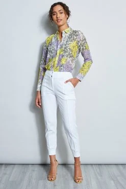 Elie Tahari Pants Stretch Twill Utility Pant