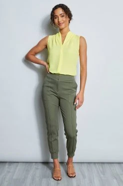 Elie Tahari Stretch Twill Utility Pant Pants