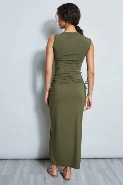 Elie Tahari New Perspectives Knot Midi Skirt