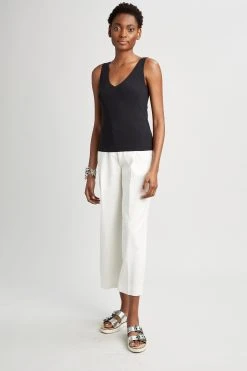 Elie Tahari Venus V Neck Sweater