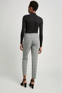 Elie Tahari Pants Plaid Slim Pant