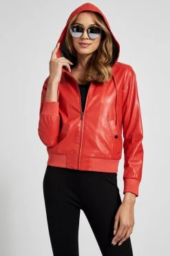 Elie Tahari Jackets & Blazers Vegan Bomber