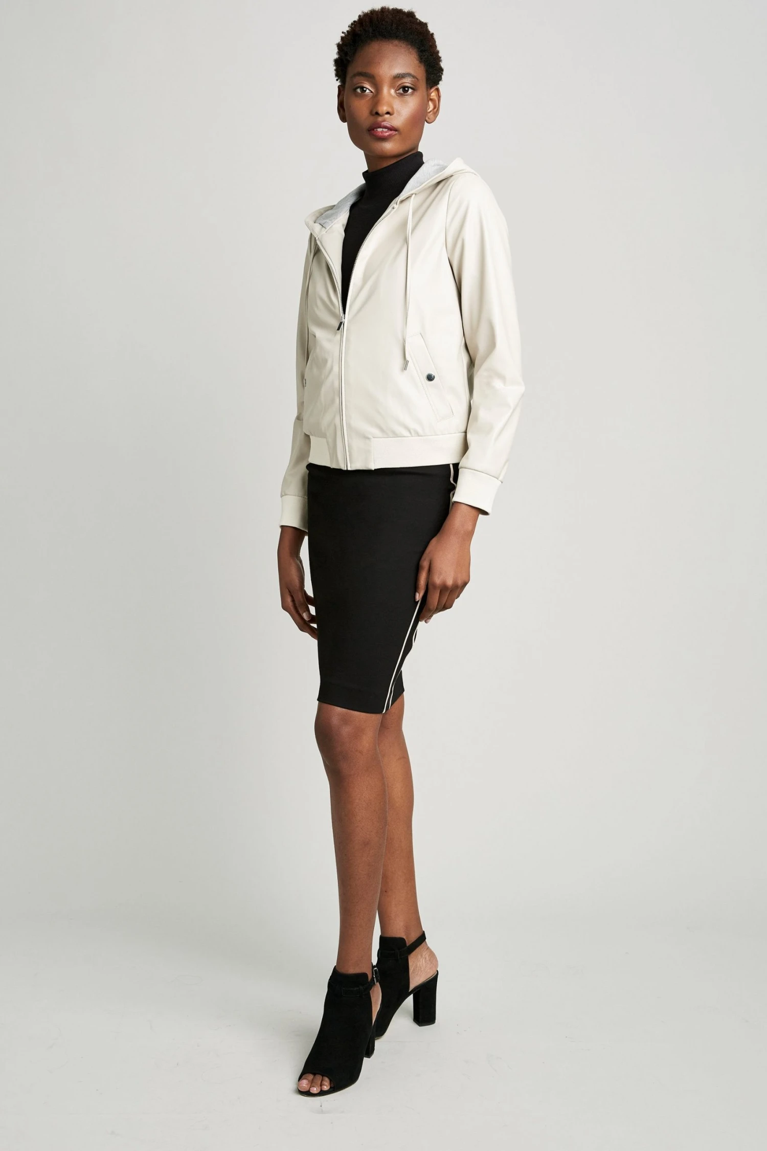 Elie Tahari Jackets & Blazers Vegan Leather Bomber 6 Elie Tahari Jackets & Blazers Vegan Leather Bomber