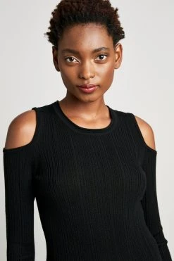 Elie Tahari Cold Shoulder Sweater Sweaters