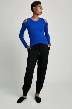 Elie Tahari Cold Shoulder Sweater