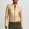 Elie Tahari Vegan Leather Jacket