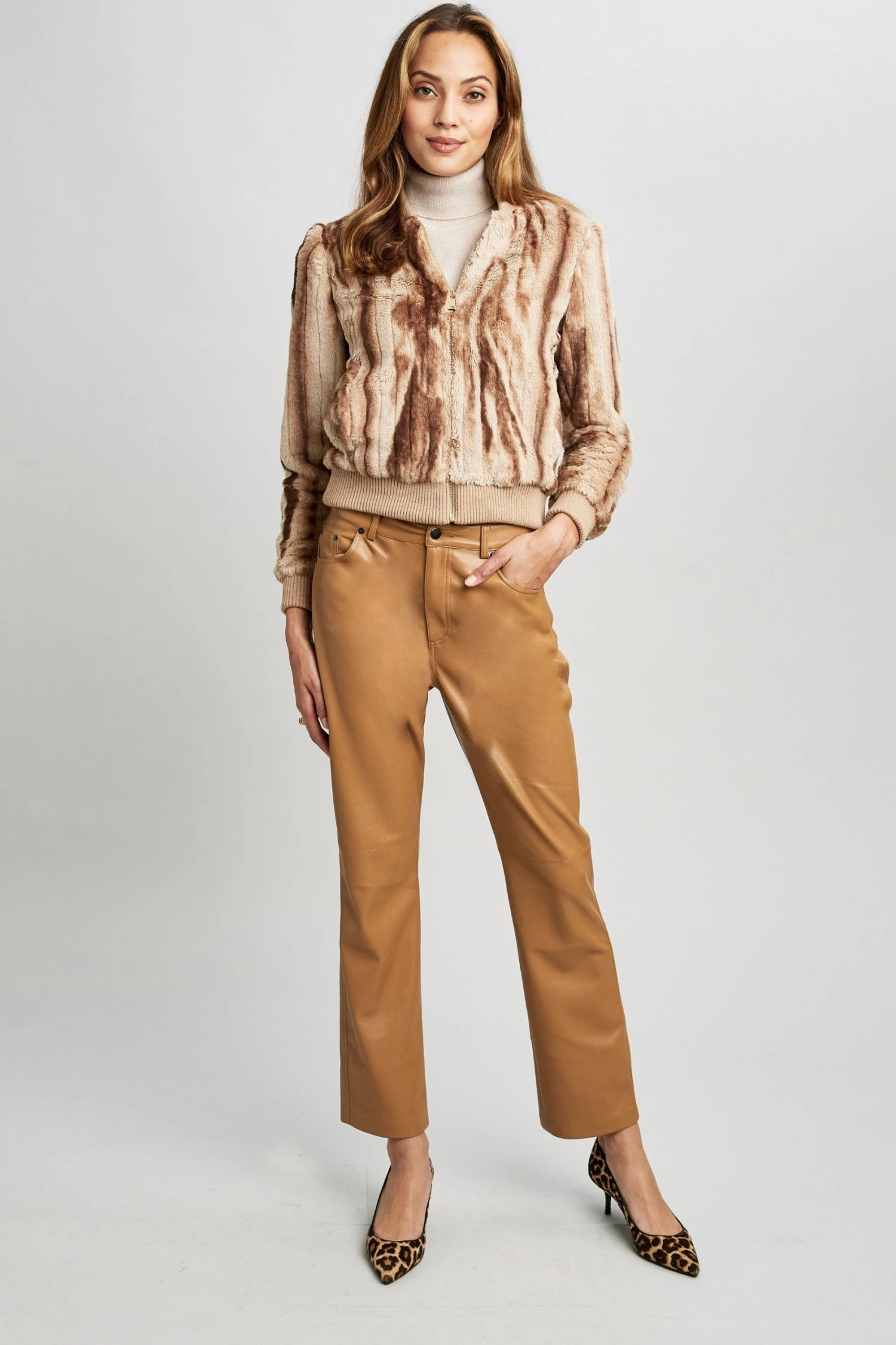 Elie Tahari Jackets & Blazers Faux Fur Bomber 5 Elie Tahari Jackets & Blazers Faux Fur Bomber