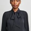 Elie Tahari Tie Neck Shirt