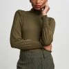 Elie Tahari Knits Smocked Turtleneck Knit 2 Elie Tahari Knits Smocked Turtleneck Knit