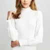 Elie Tahari Smocked Turtleneck Knit 2 Elie Tahari Smocked Turtleneck Knit