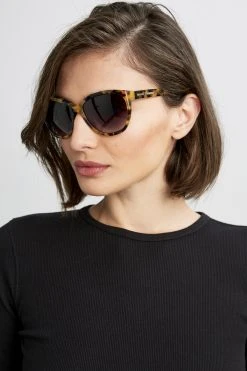 Elie Tahari Squared Cateye Sunglasses