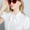 Elie Tahari Cat Eye Acetate Sunglasses
