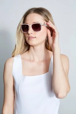 Elie Tahari Classic Rectangle Sunglasses