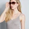 Elie Tahari Oversized Tortoise Sunglasses Resort Shop