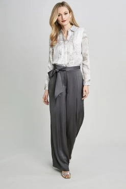 Elie Tahari Pants Wide Leg Satin Pant 17 Elie Tahari Pants Wide Leg Satin Pant