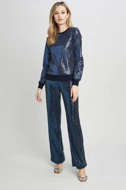 Elie Tahari Knits Pave Sequin Knit