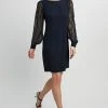 Elie Tahari Dresses & Jumpsuits Combo Sleeve Shift Dress 2 Elie Tahari Dresses & Jumpsuits Combo Sleeve Shift Dress
