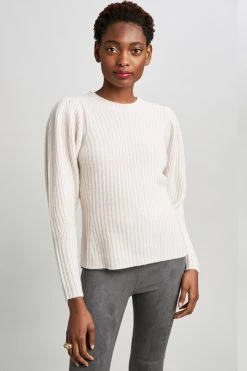 Republic Sweaters Cashmere Puff Shoulder Sweater