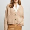 Republic Button Front Wool/Cashmere Cardigan