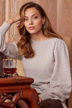 Republic Cashmere Tie Waist Sweater Sweaters