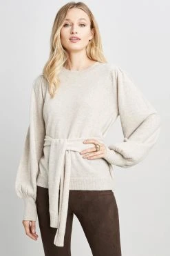 Republic Cashmere Tie Waist Sweater Sweaters