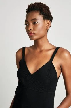 Republic Sweaters Merino Wool Vneck Sleeveless Tank Sweater