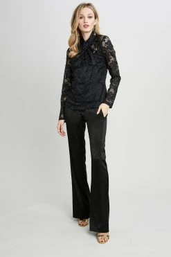 Republic Lace Twist Neck Knit