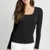 Republic Square Neck Ribbed Knit