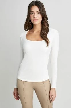 Republic Square Neck Ribbed Knit Knits