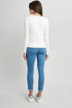 Republic Square Neck Ribbed Knit Knits