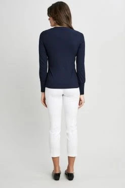 Republic Straight Neck Ribbed Knit Knits