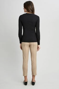 Republic Straight Neck Ribbed Knit