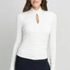 Republic Knits Keyhole Ruched Knit