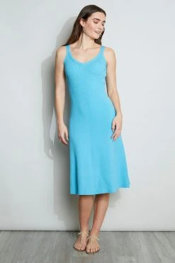 Republic Ribbed Midi Dress
