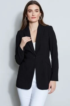 Elie Tahari Madison Single Button Blazer Jackets & Blazers