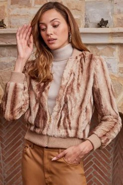 Elie Tahari Jackets & Blazers Faux Fur Bomber 11 Elie Tahari Jackets & Blazers Faux Fur Bomber