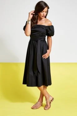 Elie Tahari Topaz Off Shoulder Midi Dress Dresses & Jumpsuits 15 Elie Tahari Topaz Off Shoulder Midi Dress Dresses & Jumpsuits